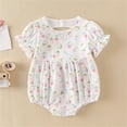 thumbnail image 3 of Otqutp Toddler Cute Clothing Baby Girls Romper Sleeveless Floral Outside Bodysuit Romper Jumpsuit Clothes 0 to 18 Months, 3 of 3