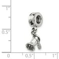 thumbnail image 3 of Fancy Bead White Sterling Silver Themed 22.73 mm 3.64 Reflections Hair Dryer Dangle Bead, 3 of 3