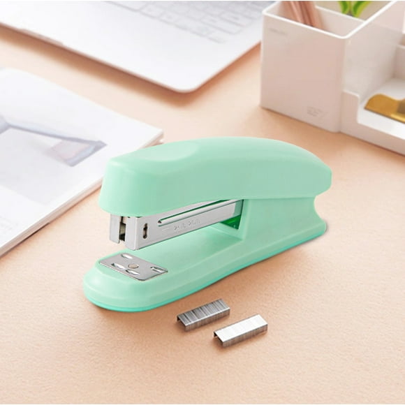 12 Trous Pistolets Portables Machines de Reliure Bureau Étudiant Papeterie Macarons Agrafeuse Moyenne