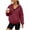 New Wine, variant on PFRNLF Zip Up Hoodies for Women Casual Soft Long Sleeve Hooded Sweatshirts with Pockets