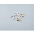 thumbnail image 2 of APIPEE Titanium Micro Cubic Zirconia Hinged Nose Hoop Ring Jewelry Unisex, 2 of 7