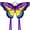 Purple, variant on GEXWORLDWIDE 55" Butterfly Huge Kite for Kids and Adults 157" Tail Colorful Butterfly Kite Nylon Kite for Beach Trip Park Family Outdoor Games and Activities