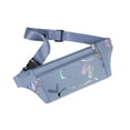 thumbnail image 1 of Sac Banane Multifonctionnel en Tissu Bleu pour Sports de Plein Air, Imperméable, en Nylon, Ajusté pour Téléphone, pour Course et Randonnée, 1 of 6