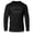 Black on Black, variant on GYMISH Always Hungry Lightweight Long Sleeve Hooded T-Shirt for Men – Funny Gym Hoodie, Athletic Workout Shirt for Fitness Enthusiasts