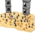thumbnail image 2 of Tholdsy Paquete de 100 niños de 4 a 6 años de edad modelo de simulación decoración de escritorio montaje regalo de cumpleaños sala de Kits de construcción modelo Oro, 2 of 6