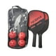 thumbnail image 2 of Raquetas de Pickleball perfecl 2 Raquetas 4 Pickleballs Bolsa Rojo, 2 of 8