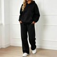 thumbnail image 2 of Womens 2 Piece Lounge Sweat Sets Joggers Sweatpants Matching Sweatsuits, 2 of 4
