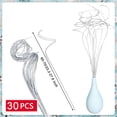 thumbnail image 2 of Triani 30Pieces Silver Artificial Glitter Curly Ornaments 27.6" Long Artificial Curly Twigs Christmas Branches Vase Filler for Craft Vases Home Garden Decoration, 2 of 7