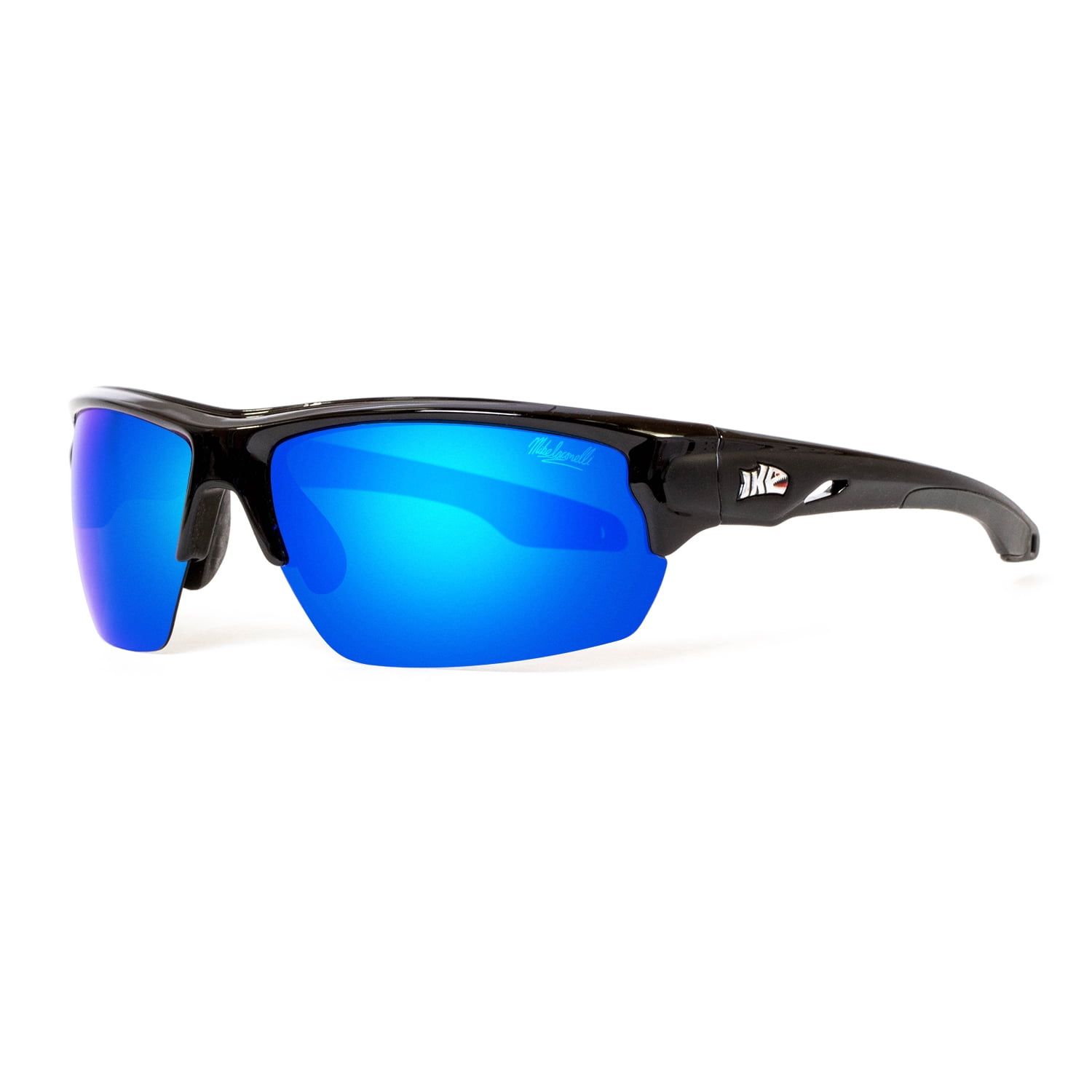 RayZor Black Sports Wrap Sunglasses Uv400 Vented Clear Transparent Lens 