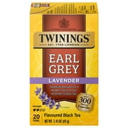 Twinings Earl Grey with Lavendar Black Tea Bags, 20 Count Box