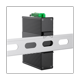 thumbnail image 5 of Conmutador Ethernet industrial PoE Gigabit de 5 puertos con riel DIN, conmutador de 4 puertos con SFP 10/100/1000 Mbps, IP40, no administrado, salida de 48 V, 5 of 6