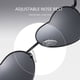 thumbnail image 5 of Gafas de sol Sonducket en forma de corazón montura de metal dorado lentes Tac, 5 of 6