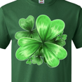 thumbnail image 4 of Inktastic Painted Clover Patch Shamrocks for St. Patricks Day T-Shirt, 4 of 5