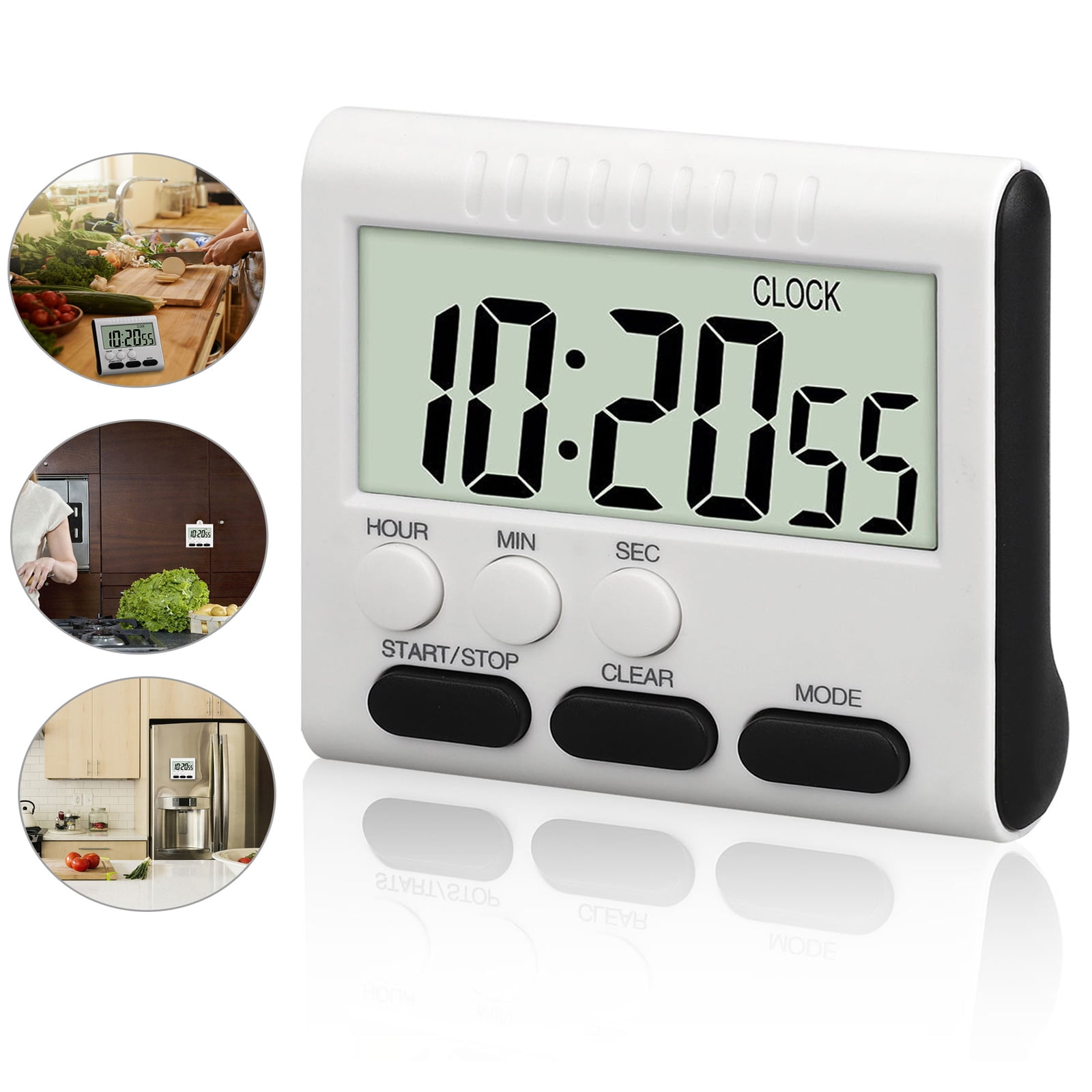 Digital Kitchen TIMER for kitchen baking cooking countdown big digit alarm clock