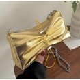 thumbnail image 5 of Kukuzhu PU Leather Hobo Bag for Women Shoulder Crossbody Bags Y2K Pleated Clutch Totes Drawstring Handbag Evening Chain Armpit Purse, 5 of 8