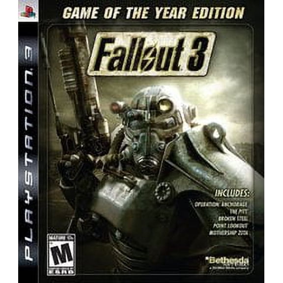 Restored Fallout 3 Game of the Year - PlayStation 3 PS3 (Refurbished)