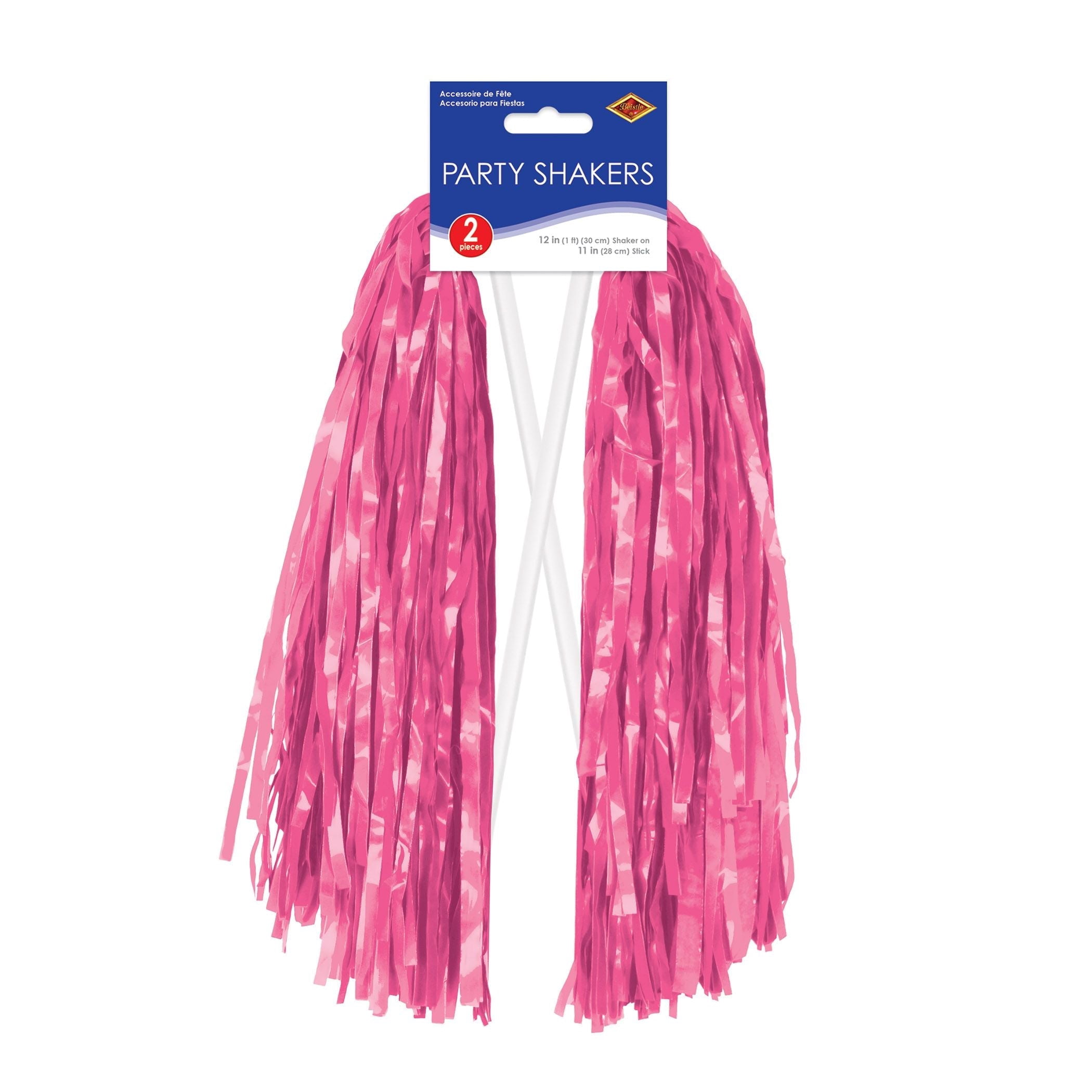 48 Pack Bulk Pink Poly Pom Poms 512 Strand