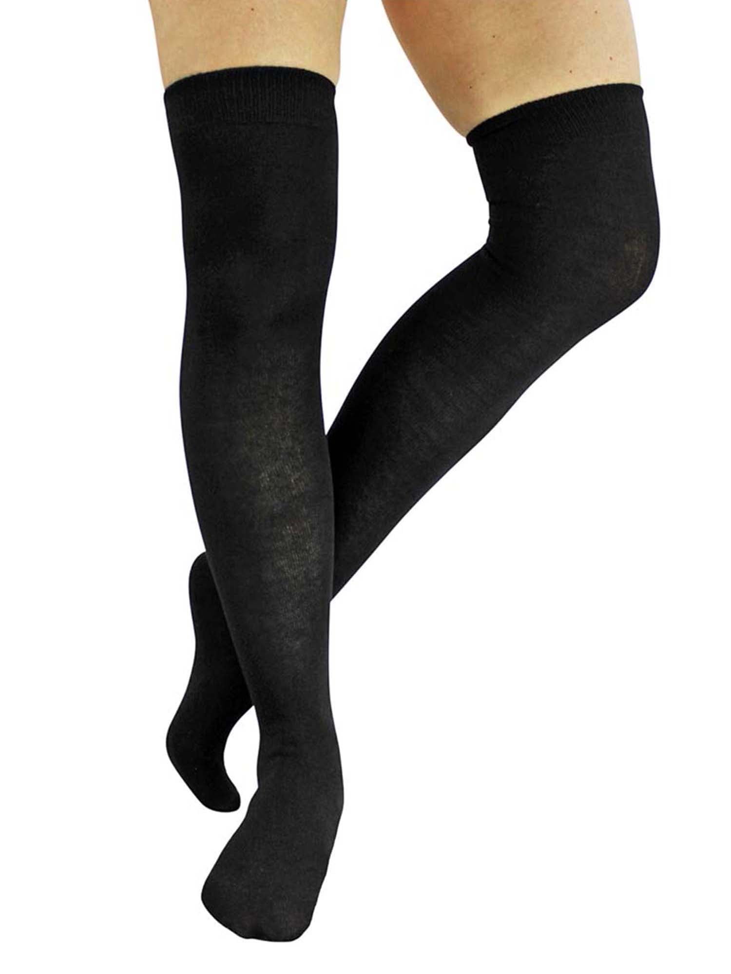 black thigh high