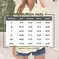 thumbnail image 3 of KDDYLITQ Womens Tops 3/4 Sleeve V Neck Basic Shirts Cotton Linen Solid Color Dressy Blouse Work 2026 Polo Shirts Beige 2XL, 3 of 6