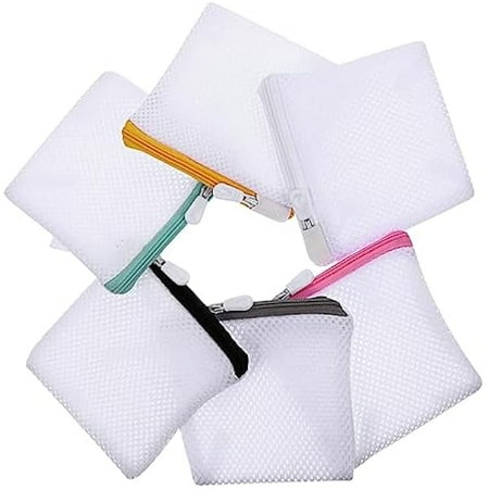 6pcs Laundry Bag Mesh Wash Bag Mini Washing Machine Underwear Washing Bag Wash Bags Protecting Wash Bag Wash Bag Laundry Pouch Travel Sandwich Mesh Laundry Mesh Bag Bra