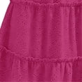 thumbnail image 5 of Summer Maxi Skirts for Women Boho Elastic High Waist Pleated Long Skirts Womens Casual Solid Baggy Lightweight Comfy Beach Vacation Skirts Dresses, 5 of 8