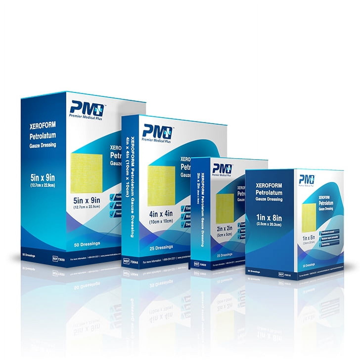 Premier Medical Xeroform Petrolatum Dressing 4x4 Box of 25