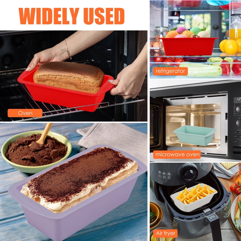 Jetcloudlive 4-Piece Silicone Bread Loaf Pans photo 5