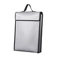thumbnail image 2 of Bolsa de documentos ignífuga, bolsa de almacenamiento de archivos de papel, organizador de protección, contenedor multifuncional, bolsa resistente al Borde negro, 2 of 8
