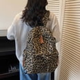 thumbnail image 4 of UJNDER Students Leopard Print Large Capacity Backpack for Commuting Travel and Daily School Use Versatile Daypack,Khaki,Large, 4 of 5