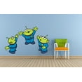 thumbnail image 2 of Design with Vinyl Toy Story Green Aliens Wall Decal & Sticker, 2 of 2