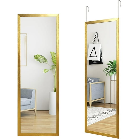 48'' x 16'' Over The Door Mirror, Full Length Wall Mirror, Hanging Door Mirror, Bedroom