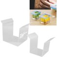 thumbnail image 3 of HUGFEGWE Ziplock Bag Holder Clear Acrylic Food Storage Bag Stand Baggy Rack Holder for Food Prep Bag Zip Lock Freezer Bag Stand for Gallon, Quart Bags(L) CJB91-32382, 3 of 9