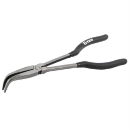 UPC: 0802090607745 | Titan 60774 11 In. 90 Degree Long Nose Pliers
