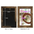 thumbnail image 4 of Rusted Loops II - Framed Print w/glass - Walnut, 4 of 8