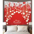 thumbnail image 2 of Tapiz navideño para colgar en 60x60 "para la decoración para hogar de de picnic LAVABLE C BLESIY Tapiz de decoración de pared, 2 of 8