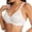 AB61 White, variant on Lace Bras For Womens Adjustable Thin Straps Push Up Bra Fashion Comfortable Seamless Bra