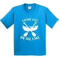 thumbnail image 3 of Inktastic Living Life on the Lake Youth T-Shirt, 3 of 5