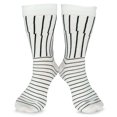 thumbnail image 5 of TeeHee Soft Comfortable Cotton Crew Socks for Women and Men Multipack (Line Block_3Pair), 5 of 9