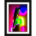 thumbnail image 2 of Stephen Chambers 23x32 Black Ornate Wood Framed With Double Matting Wall Art Titled - Neon Venus 16, 2 of 6