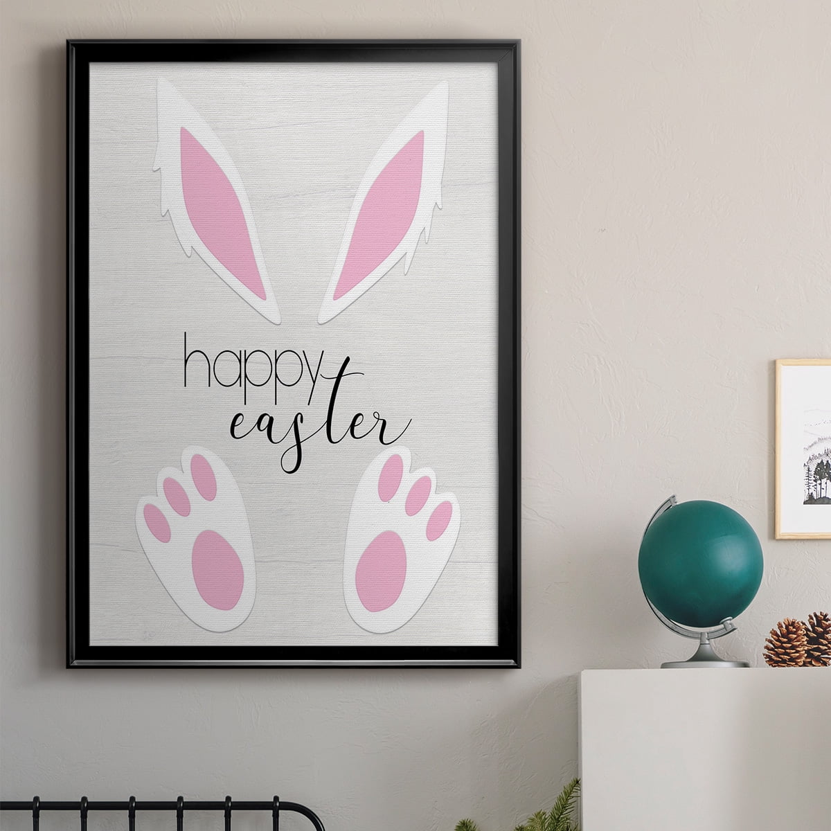 Happy Easter Premium Framed Print - Ready to Hang