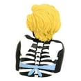 thumbnail image 6 of Day of The Dead Sugar Skull Blonde Marilyn in Blue Tie Tube Top Figurine 4" Tall, 6 of 8