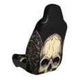 thumbnail image 4 of Lsque Gothic Winged Skull Pattern Car Seat Covers for Front Seats , Waterproof Seat Covers for Cars, Sporty Front Seat Covers,Car Seat Cover Protector Front Seats, 4 of 5
