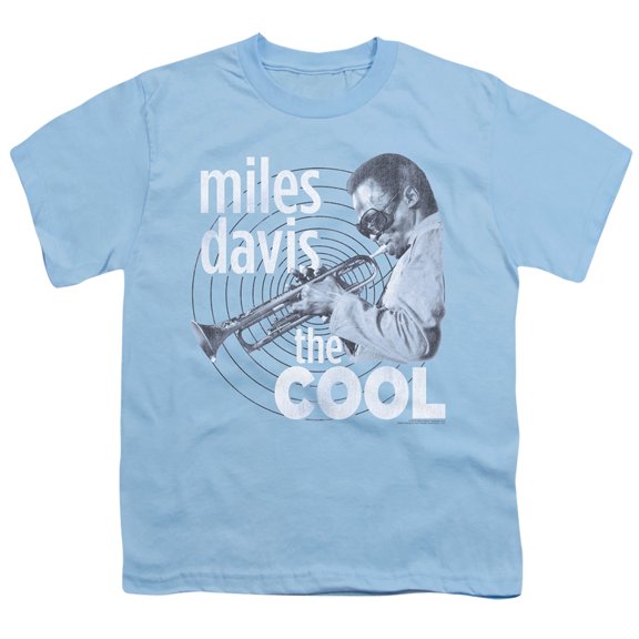 Miles Davis The Cool Youth 18/1 T-Shirt Light Blue