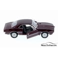 thumbnail image 2 of 1967 Pontiac Firebird, Burgundy - Welly 22502WR - 1/24 Scale Diecast Model Toy Car, 2 of 5