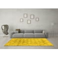 thumbnail image 3 of Ahgly Company Machine Washable Indoor Rectangle Oriental Yellow Traditional Area Rugs, 5' x 8', 3 of 4
