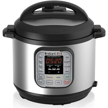 Instant Pot DUO60 6 Qt 7-in-1 Multi-Use Programmable Pressure Cooker, Slow Cooker, Rice Cooker, Steamer, Saute, Yogurt Maker and (The Best Electric Pressure Cooker)