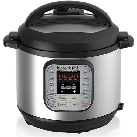 Instant Pot DUO60 6 Qt 7-in-1 Multi-Use Programmable Pressure Cooker, Slow Cooker, Rice Cooker, Steamer, Saute, Yogurt Maker and (Best All In One Pressure Cooker)