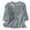 Gray-2, variant on Women's Gauze Tops Summer Casual Solid Color Embroidered Round Collar Summer Top(3XL)Green