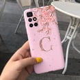 thumbnail image 4 of Xiaomi Redmi 10 2022 Moda Corona Sakura Letra Inicial Carcasa Del Teléfono Redmi10 4G Silicona Suave TPU Caso, 4 of 4