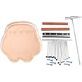 thumbnail image 1 of 1 Set Thumb Piano 17 Keys Kalimba Easy Assemble Kalimba Small Instrument Gifts, 1 of 9